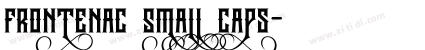 Frontenac Small Caps字体转换